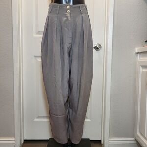 Vintage Moods By Krizia Pants 100% Rayon Size 6 Pant